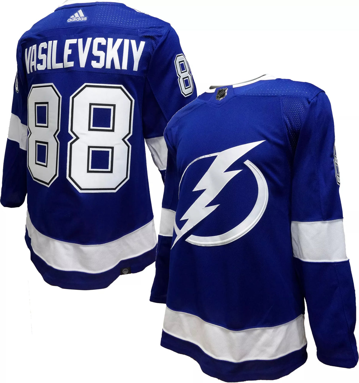 NHL Men's Tampa Bay Lightning Andrei Vasilevskiy #88 2024-2025 Premium Authentic Blue Home Jersey