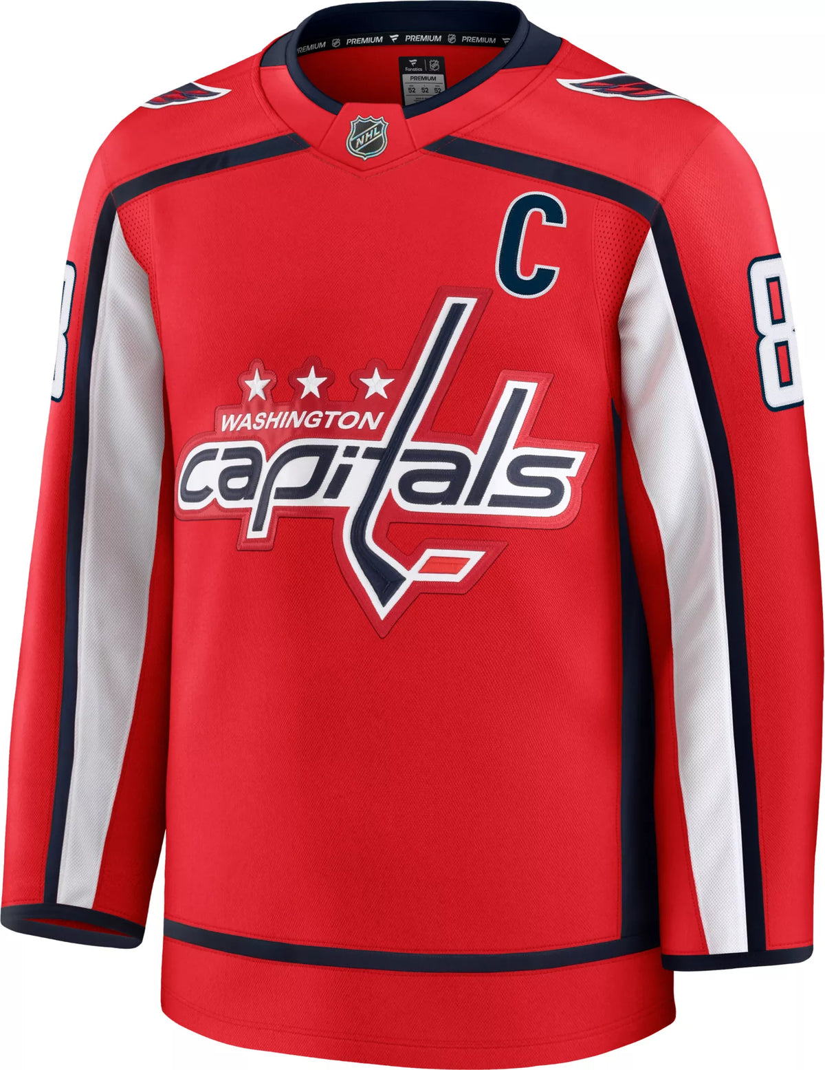 NHL Men's Washington Capitals Alexander Ovechkin #8 2024-2025 Premium Authentic Home Jersey