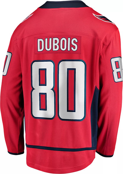 NHL Men's Washington Capitals Pierre Luc DuBois #80 Breakaway 2024-2025 Home Authentic Jersey