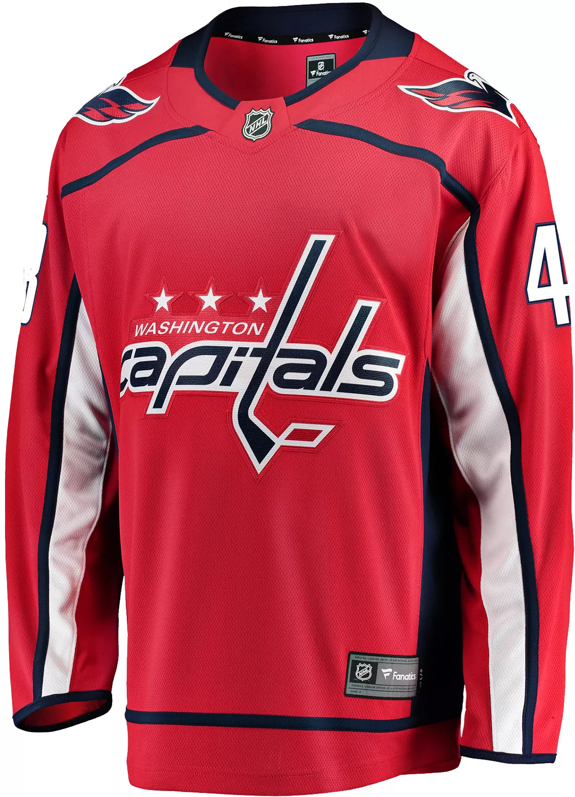 NHL Men's Washington Capitals Tom Wilson #43 Breakaway Home Replica Jersey