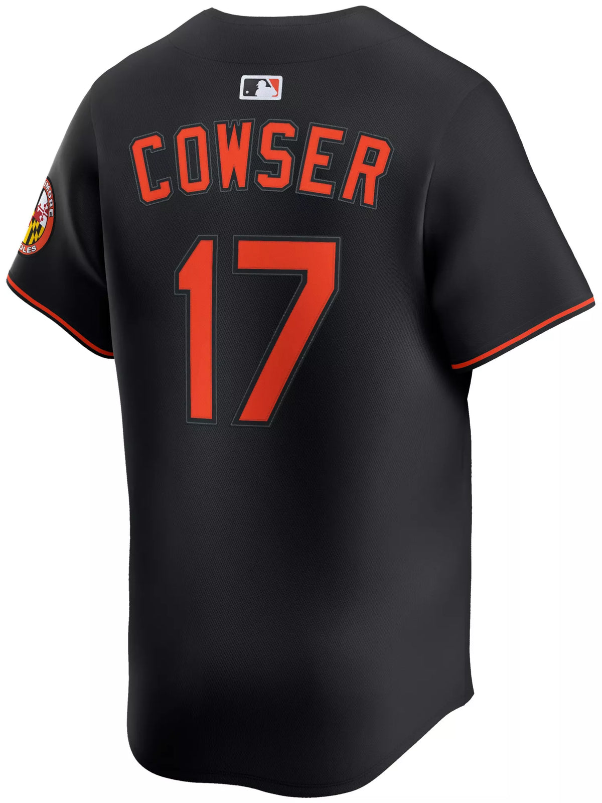 Nike Adult Baltimore Orioles Colton Cowser #17 Black Limited Jersey
