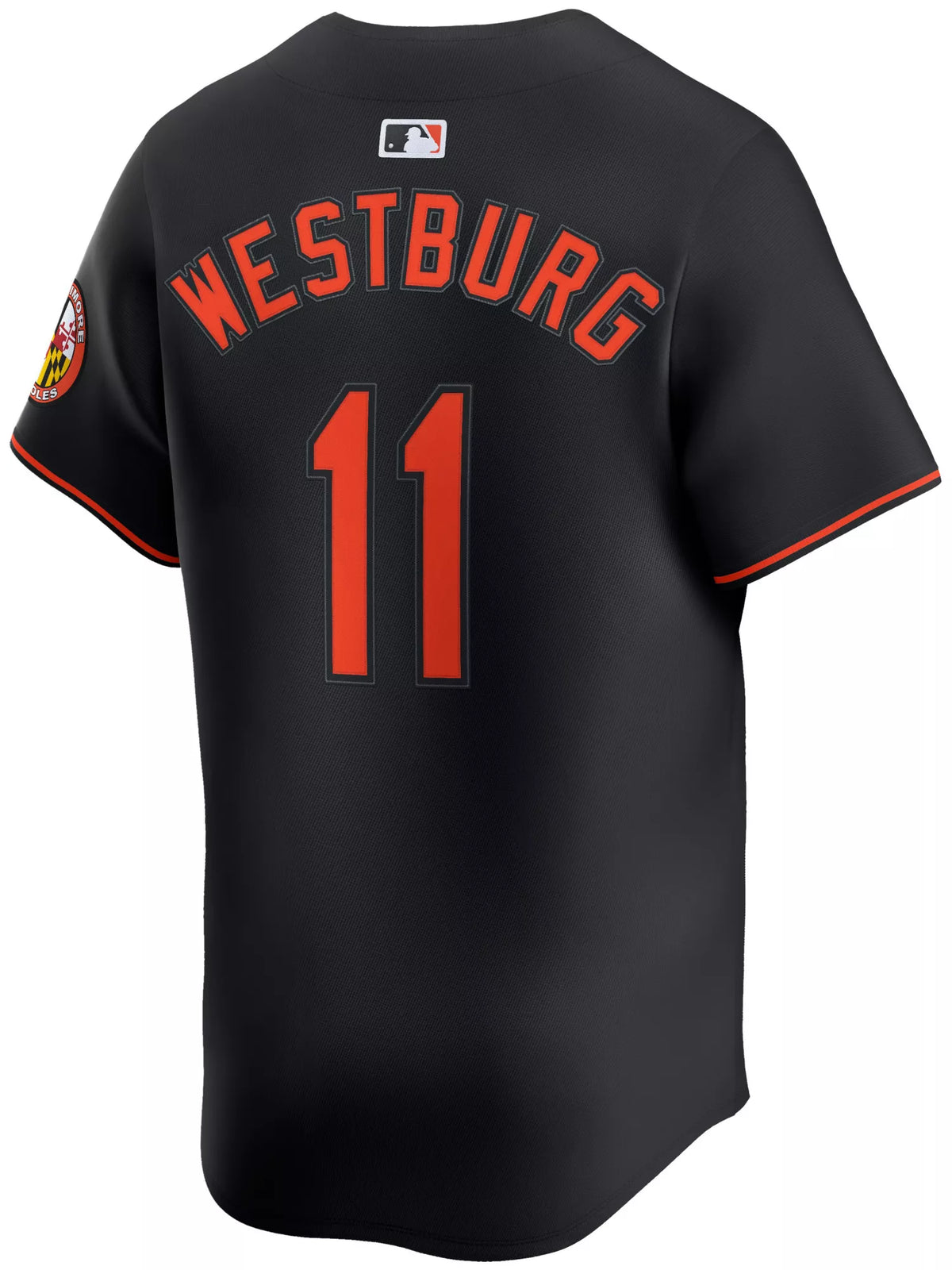 Nike Adult Baltimore Orioles Jordan Westburg #11 Black Limited Jersey