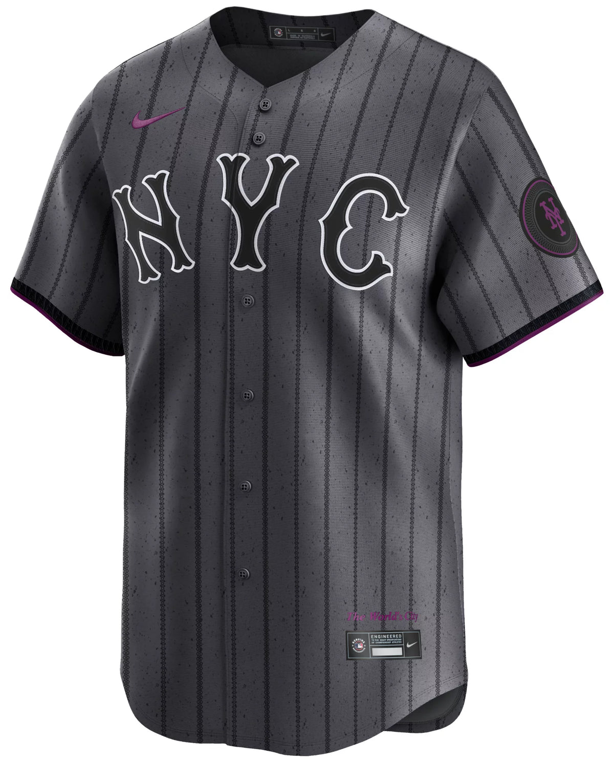 Nike Adult New York Mets City Connect Grey Francisco Alvarez #4 Limited Jersey