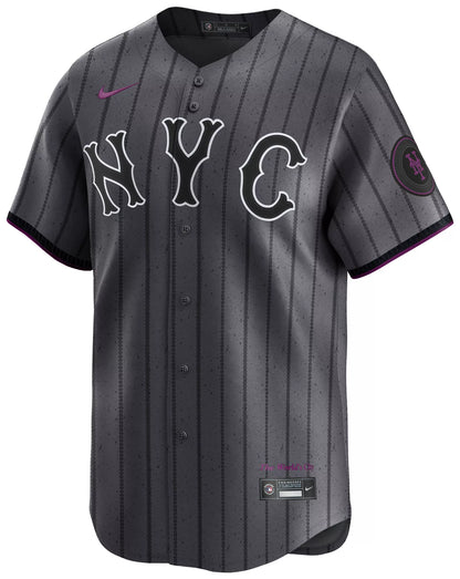 Nike Adult New York Mets City Connect Grey Limited Jersey