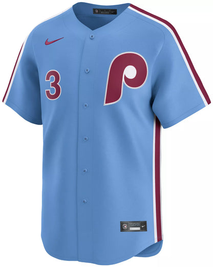 Nike Adult Philadelphia Phillies Bryce Harper #3 Light Blue Limited Jersey