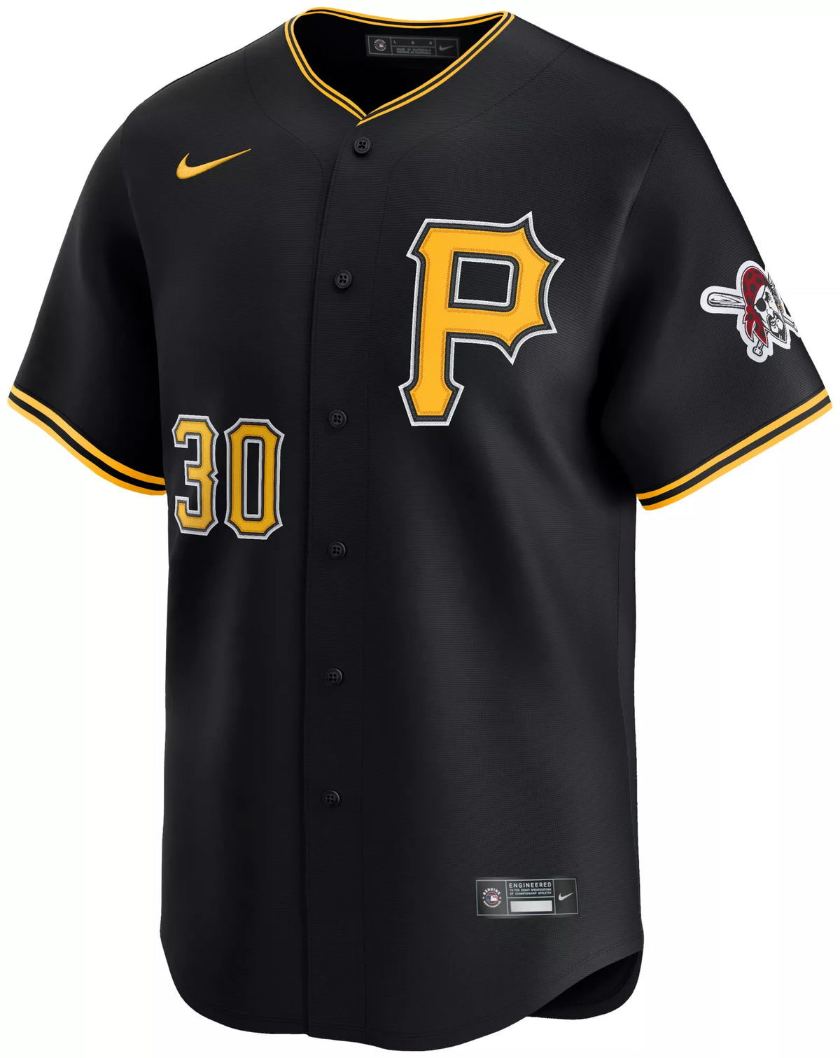 Nike Adult Pittsburgh Pirates Black Paul Skenes #30 Limited Jersey
