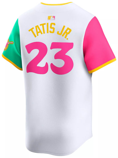 Nike Adult San Diego Padres City Connect White Fernando Tatis Jr. #23 Limited Jersey