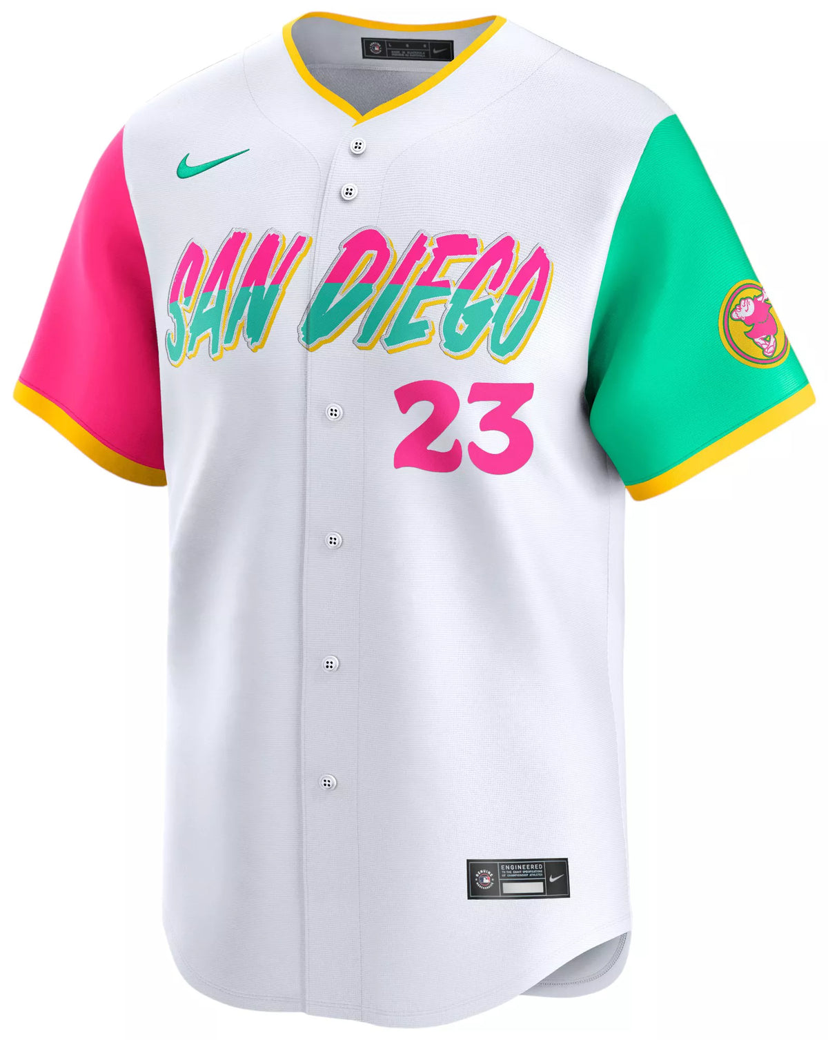 Nike Adult San Diego Padres City Connect White Fernando Tatis Jr. #23 Limited Jersey