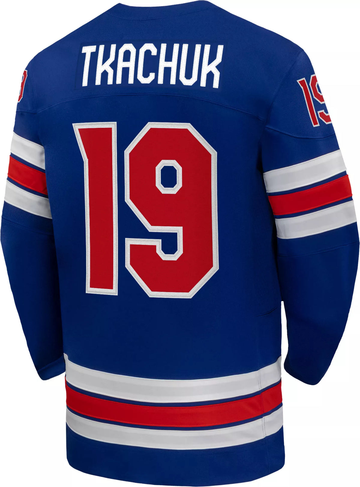 Nike Adult Team USA Matthew Tkachuk #19 Replica Blue Jersey