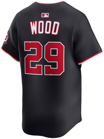 Nike Adult Washington Nationals Navy James Wood #29 Limited Jersey