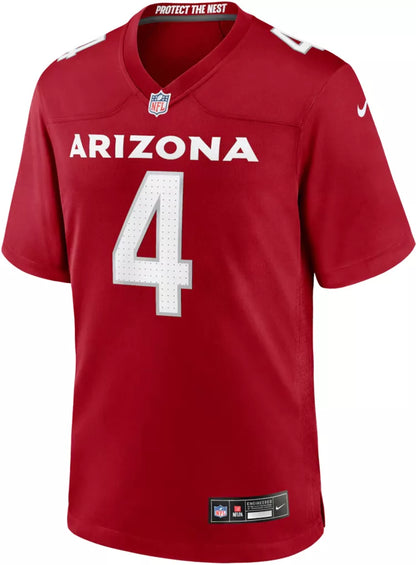 Nike Men's Arizona Cardinals Jeremiyah Love #4 Red Home Game Jersey