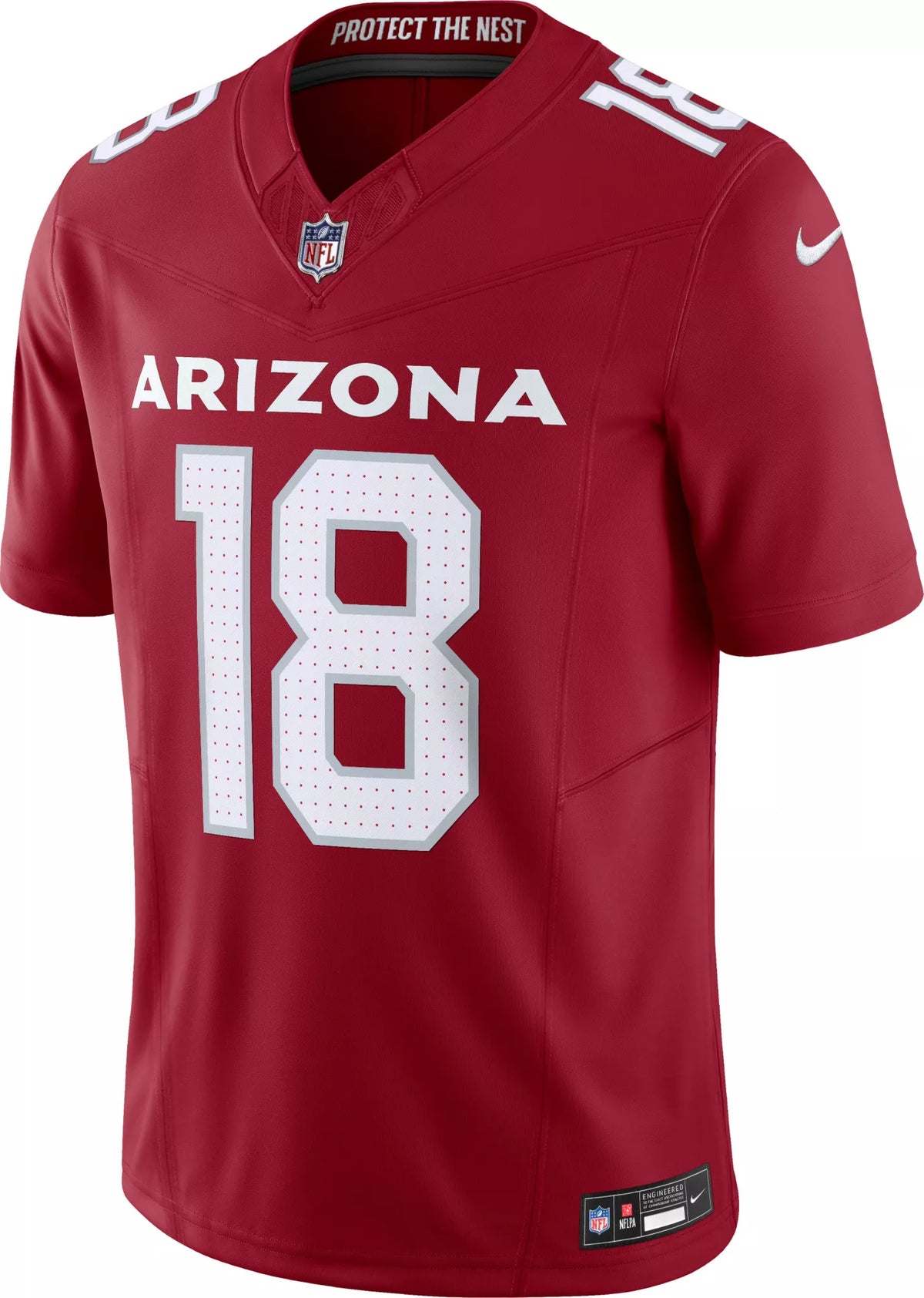 Nike Men's Arizona Cardinals Marvin Harrison Jr. #18 Vapor Red Limited Jersey