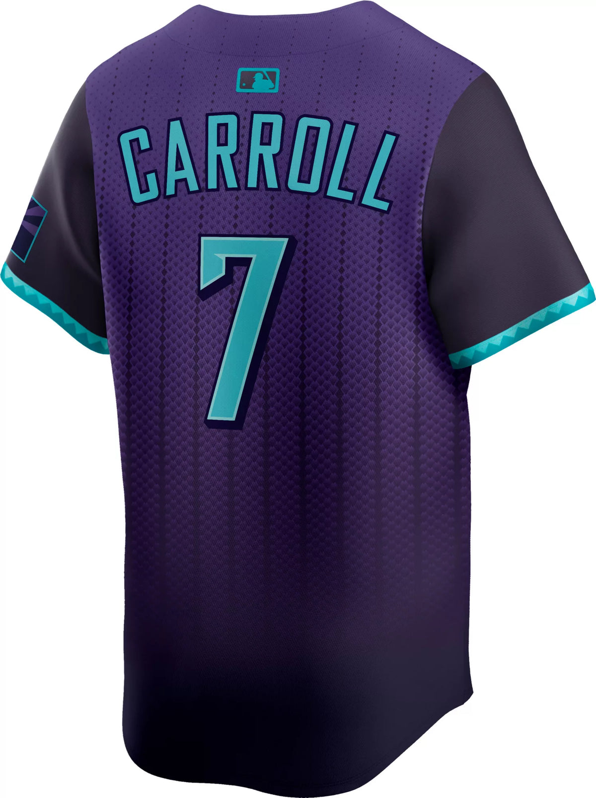 Nike Men's Arizona Diamondbacks Corbin Carroll #7 City Connect Purple Limited Vapor Jersey