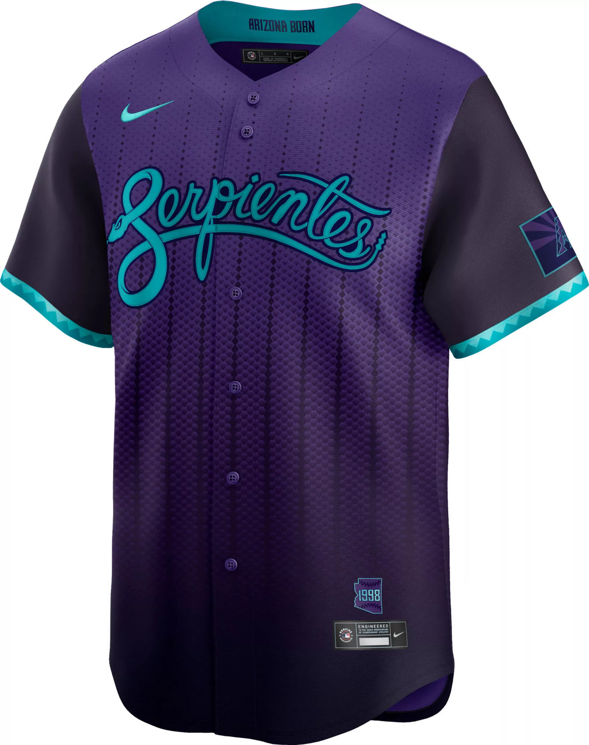 Nike Men's Arizona Diamondbacks Zac Gallen #23 City Connect Purple Limited Vapor Jersey
