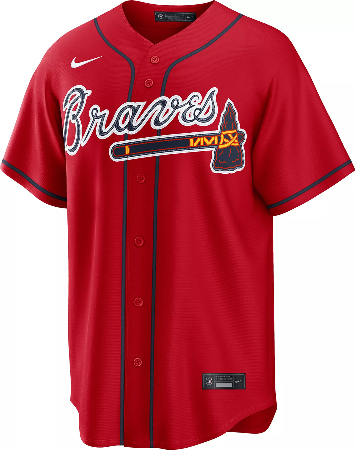 Nike Men's Atlanta Braves Red Michael Harris II #23 Alternate Replica Jersey