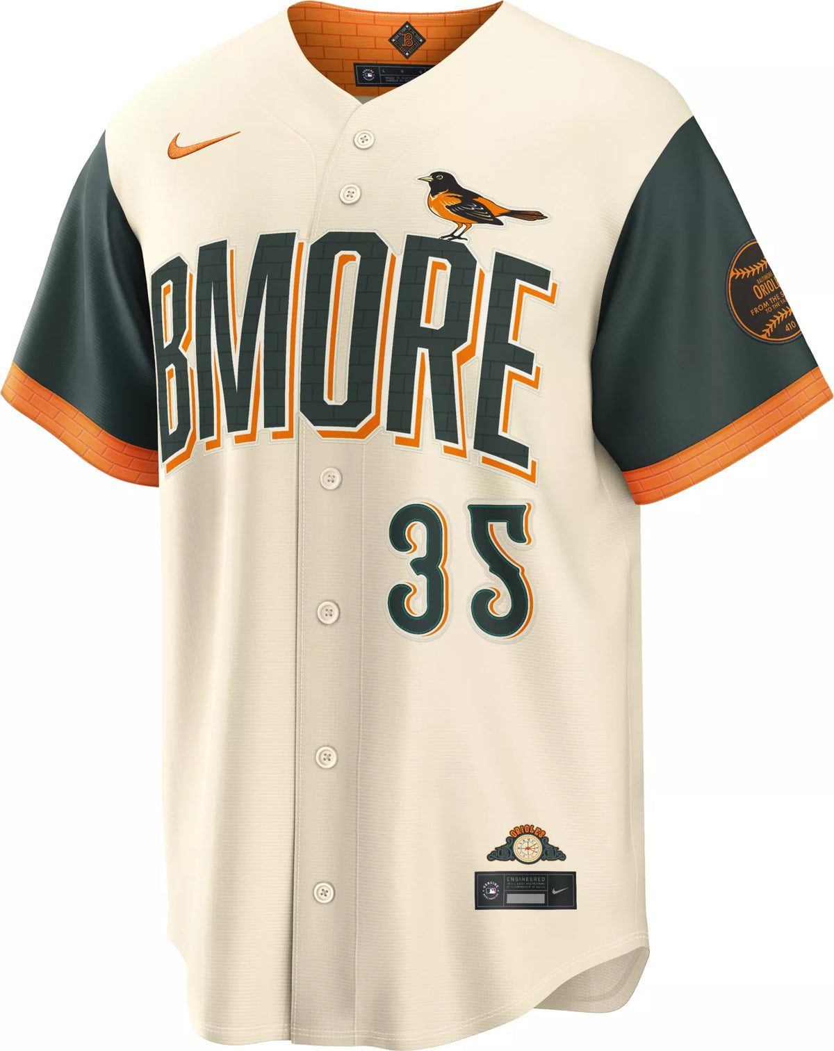 Nike Men's Baltimore Orioles Adley Rutschman #35 2026 City Connect Stadium Jersey