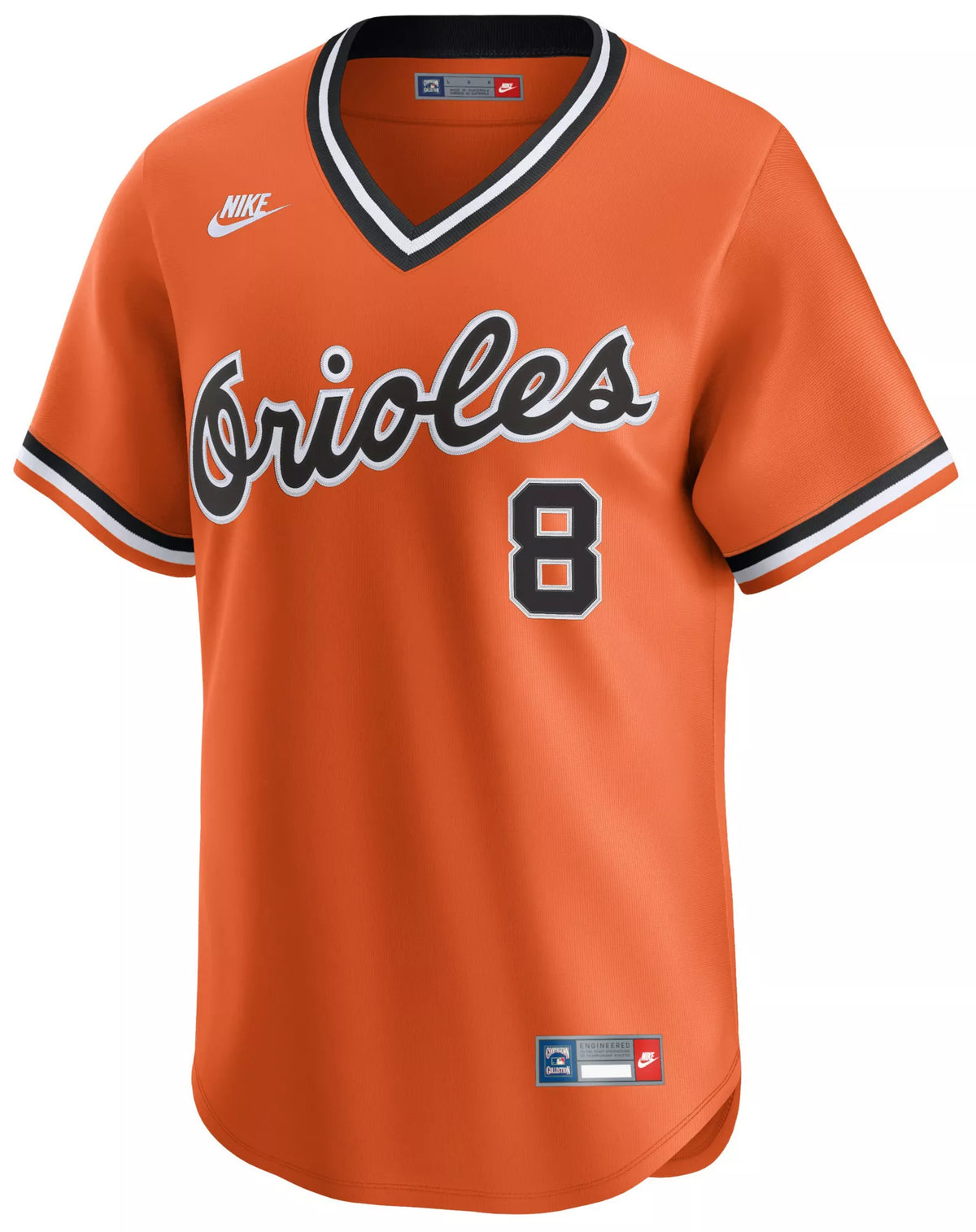 Nike Men's Baltimore Orioles Orange Cal Ripken Jr. #8 Cooperstown Limited Jersey