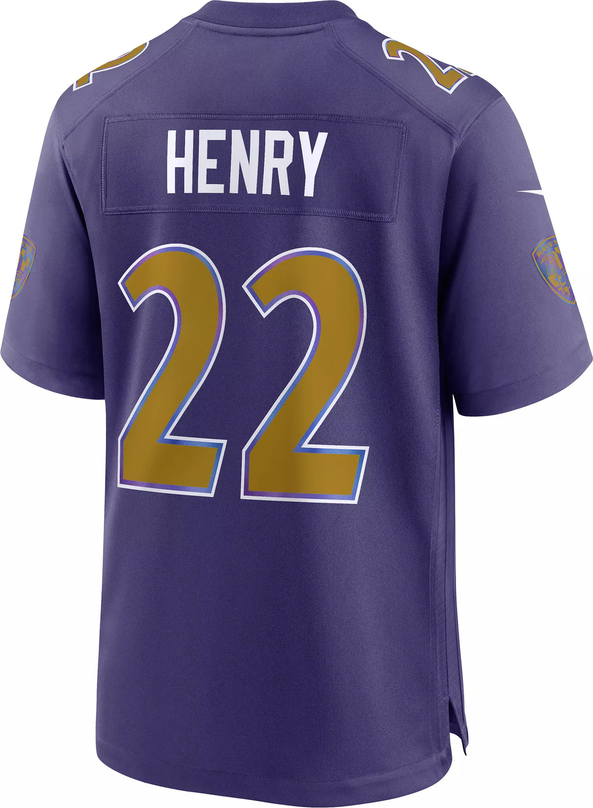 Nike Men's Baltimore Ravens Derrick Henry #22 Black 2nd Alternate Game Jersey