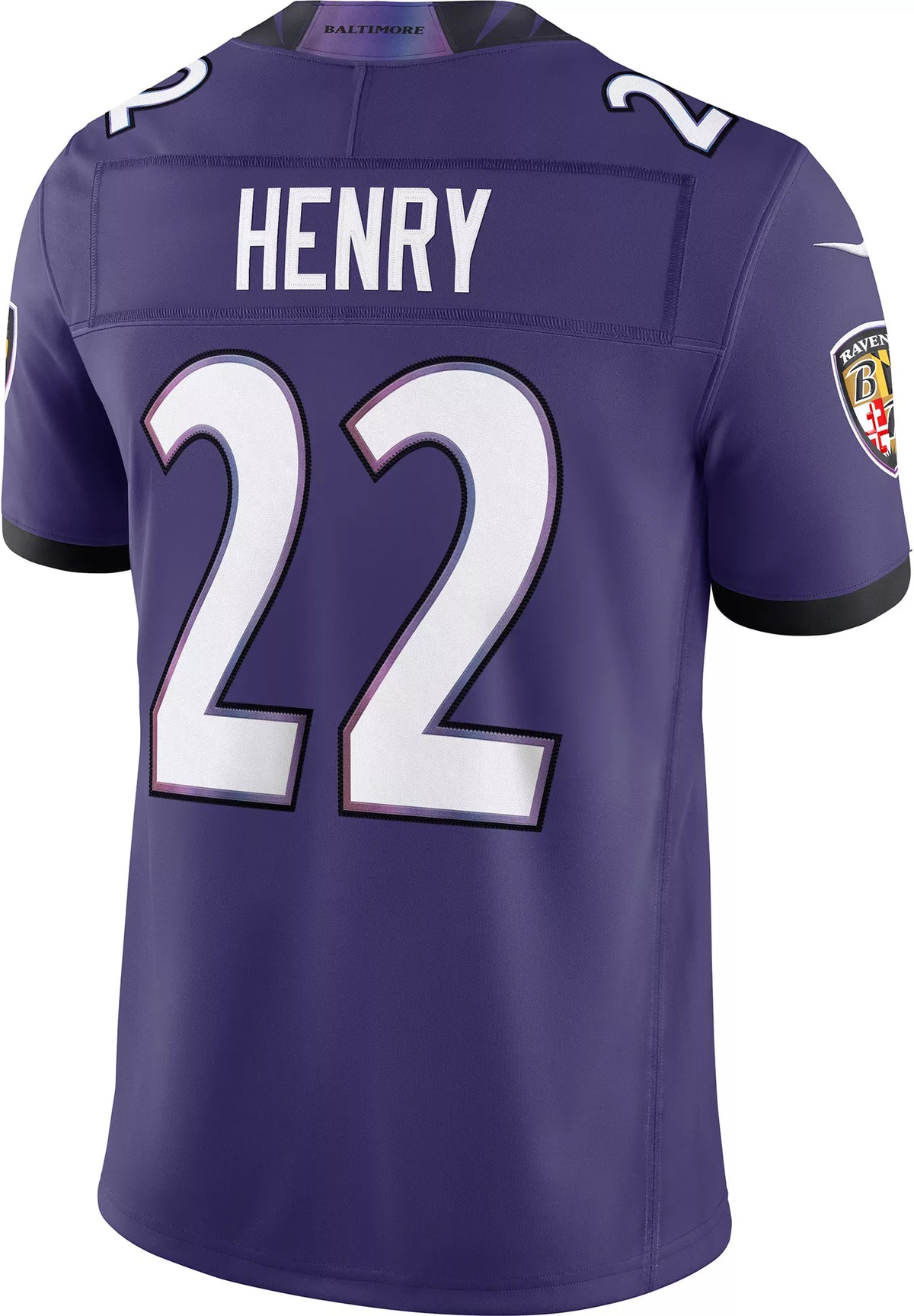 Nike Men's Baltimore Ravens Derrick Henry #22 Purple Home Limited Jersey