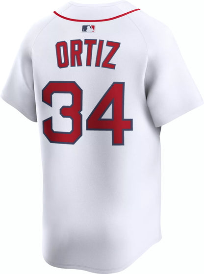 Nike Men's Boston Red Sox David Ortiz #34 White Limited Home Jersey