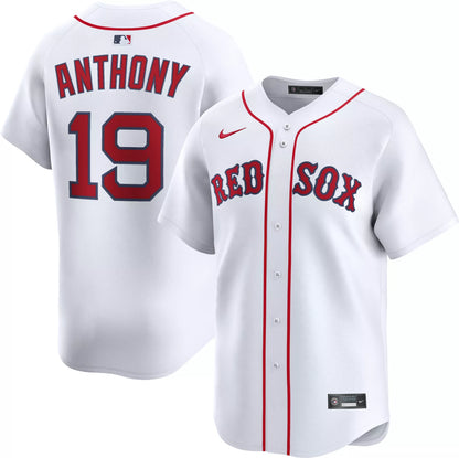 Nike Men's Boston Red Sox Roman Anthony #19 White Limited Jersey