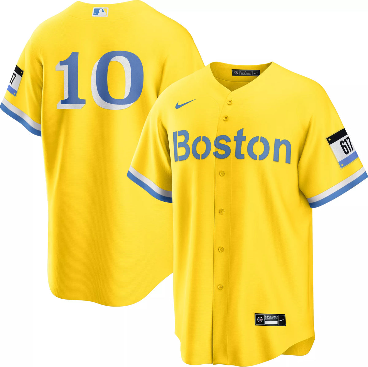 Nike Men's Boston Red Sox Trevor Story #10 City Connect Cool Base Jersey
