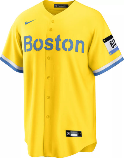 Nike Men's Boston Red Sox Trevor Story #10 City Connect Cool Base Jersey