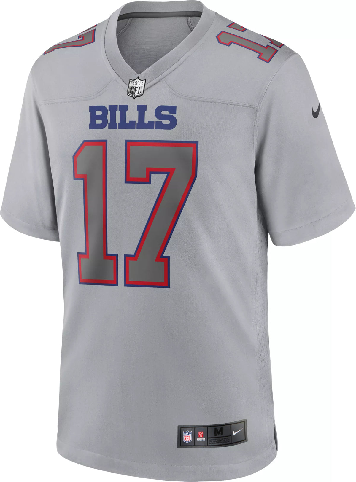 Nike Men's Buffalo Bills Josh Allen #17 Atmosphere Grey Game Jersey