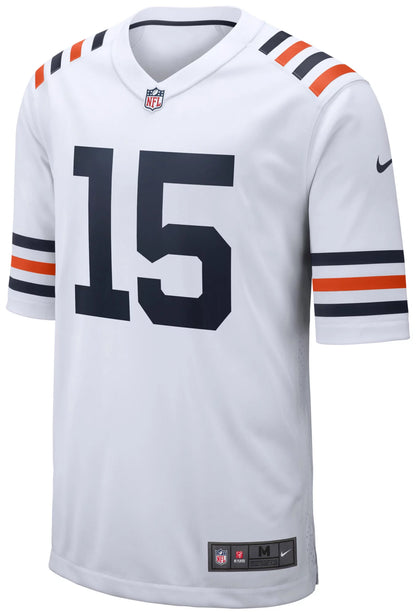 Nike Men's Chicago Bears Rome Odunze #15 2nd Alternate White Game Jersey