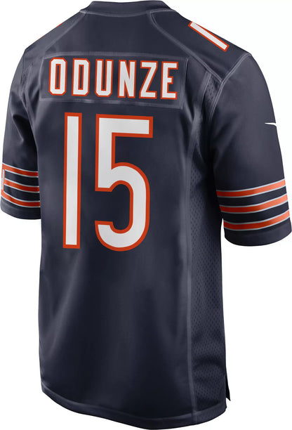 Nike Men's Chicago Bears Rome Odunze Navy Game Jersey
