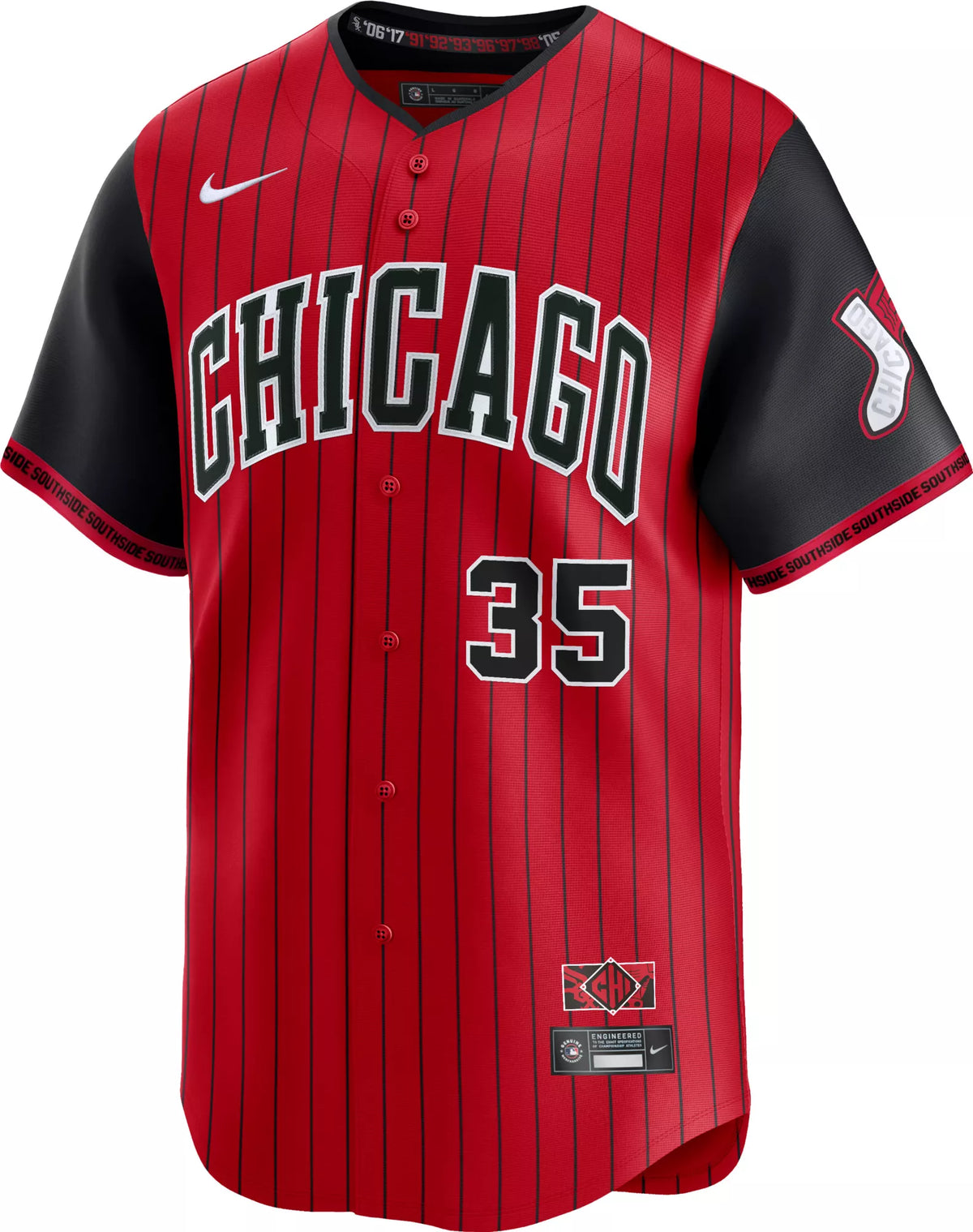 Nike Men's Chicago White Sox Frank Thomas #35 City Connect Red Limited Vapor Jersey
