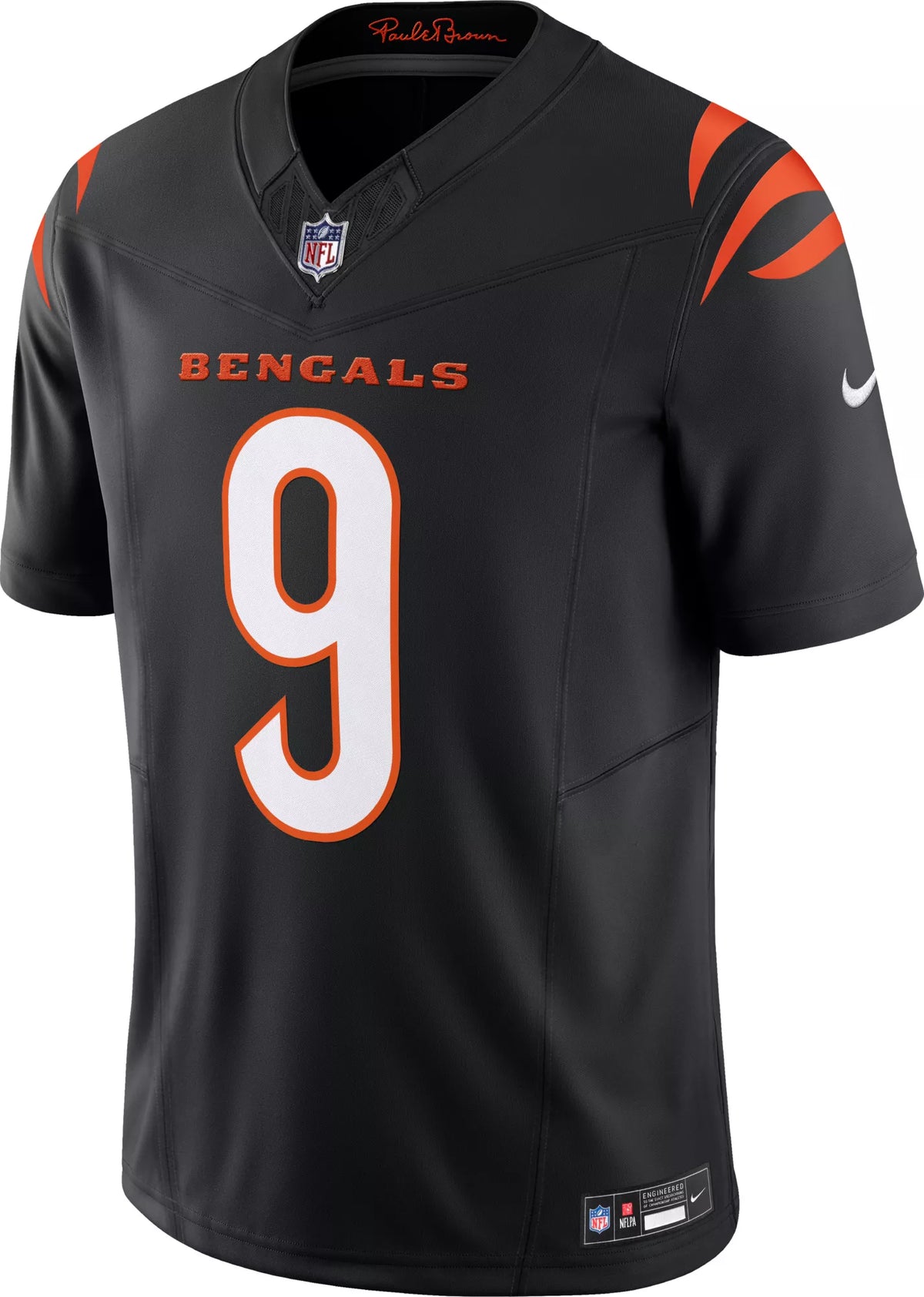 Nike Men's Cincinnati Bengals Joe Burrow #9 Vapor F.U.S.E. Black Limited Jersey