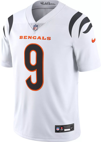 Nike Men's Cincinnati Bengals Joe Burrow #9 Vapor Untouchable White Limited Jersey