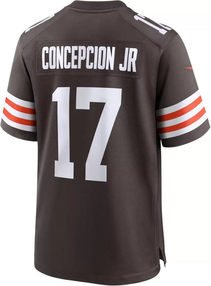 Nike Men's Cleveland Browns KC Concepcion #17 Brown Home Game Jersey