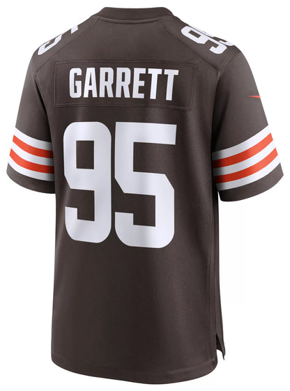 Nike Men's Cleveland Browns Myles Garrett #95 Brown Game Jersey