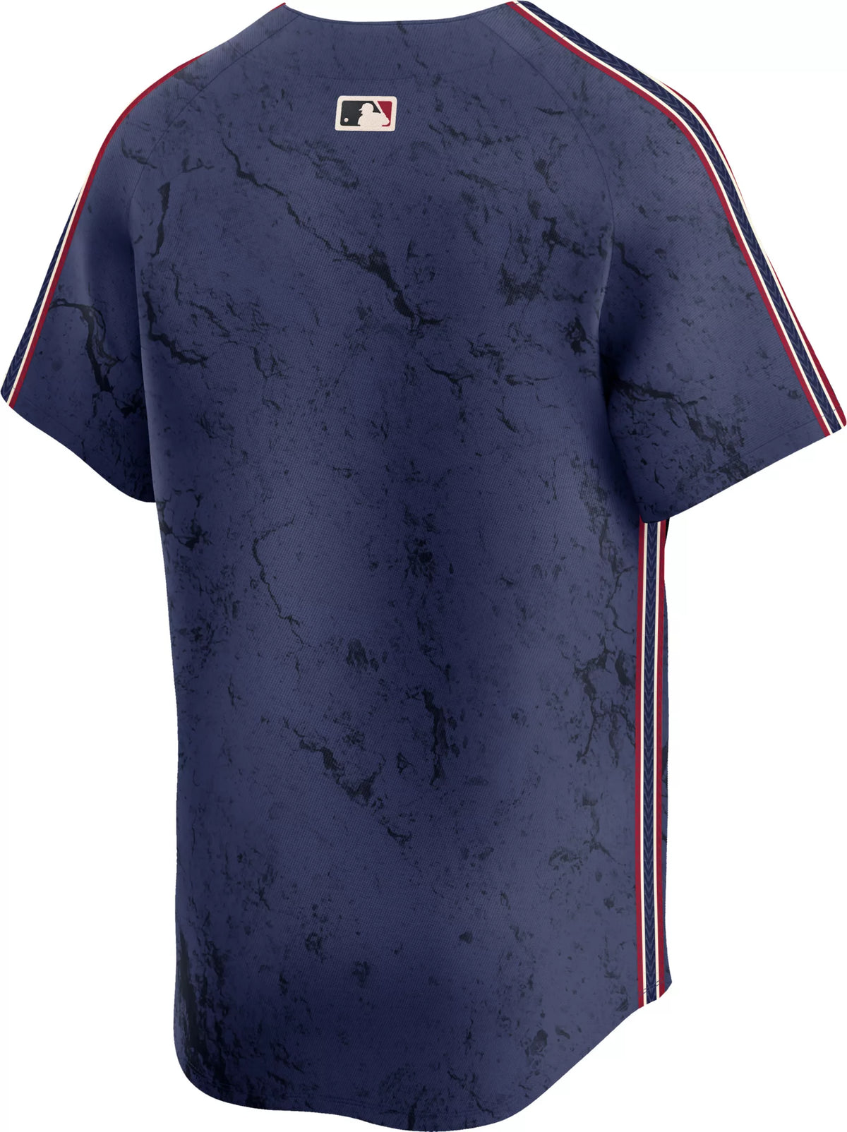 Nike Men's Cleveland Guardians City Connect Navy Blank Limited Vapor Jersey