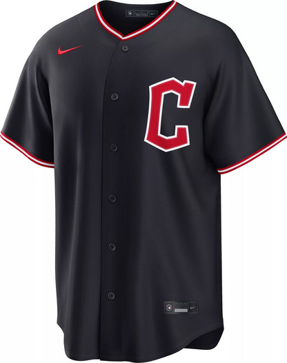 Nike Men's Cleveland Guardians Jose Ramirez #11 Blue Alternate Replica Jersey