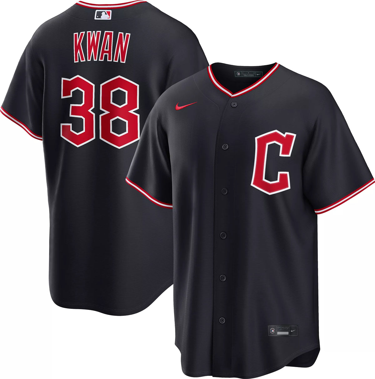 Nike Men's Cleveland Guardians Steven Kwan #38 Alternate Jersey