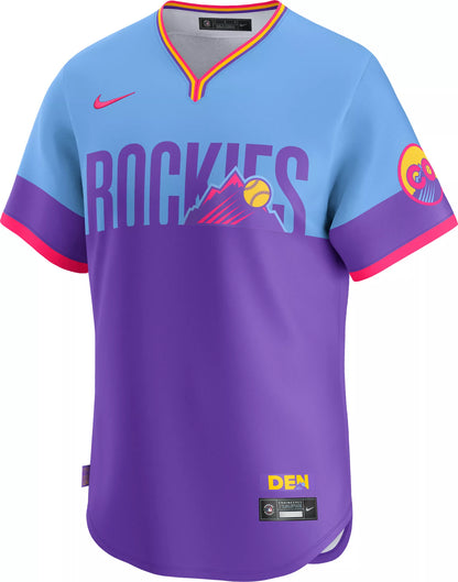 Nike Men's Colorado Rockies City Connect Blank Limited Vapor Jersey