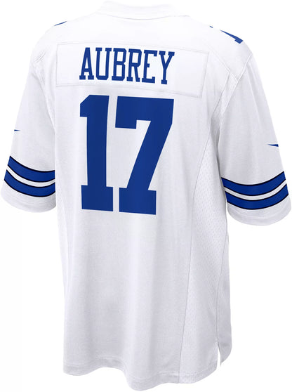 Nike Men's Dallas Cowboys Brandon Aubrey #17 White Game Jersey