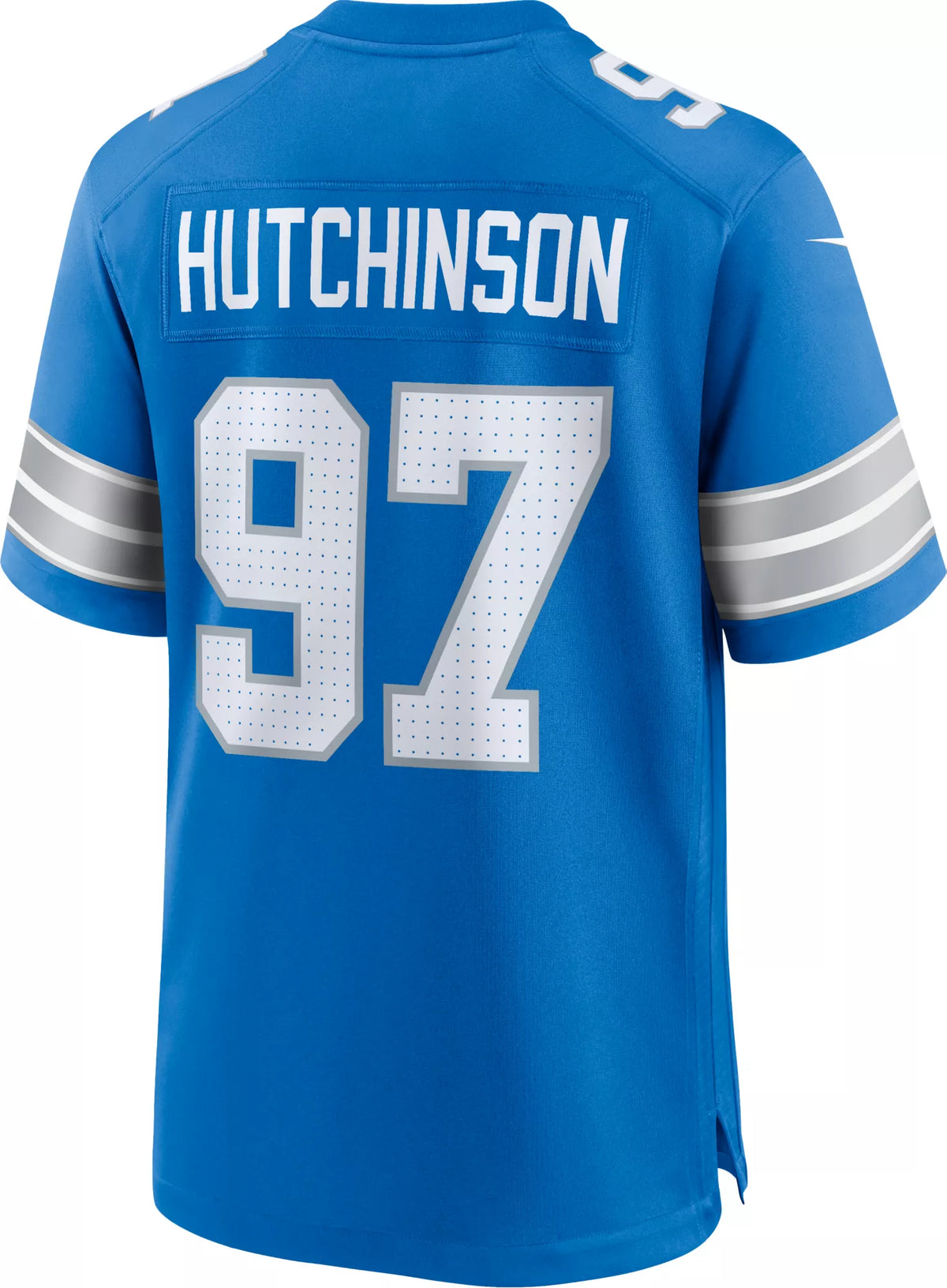Nike Men's Detroit Lions Aidan Hutchinson #97 Blue Game Jersey