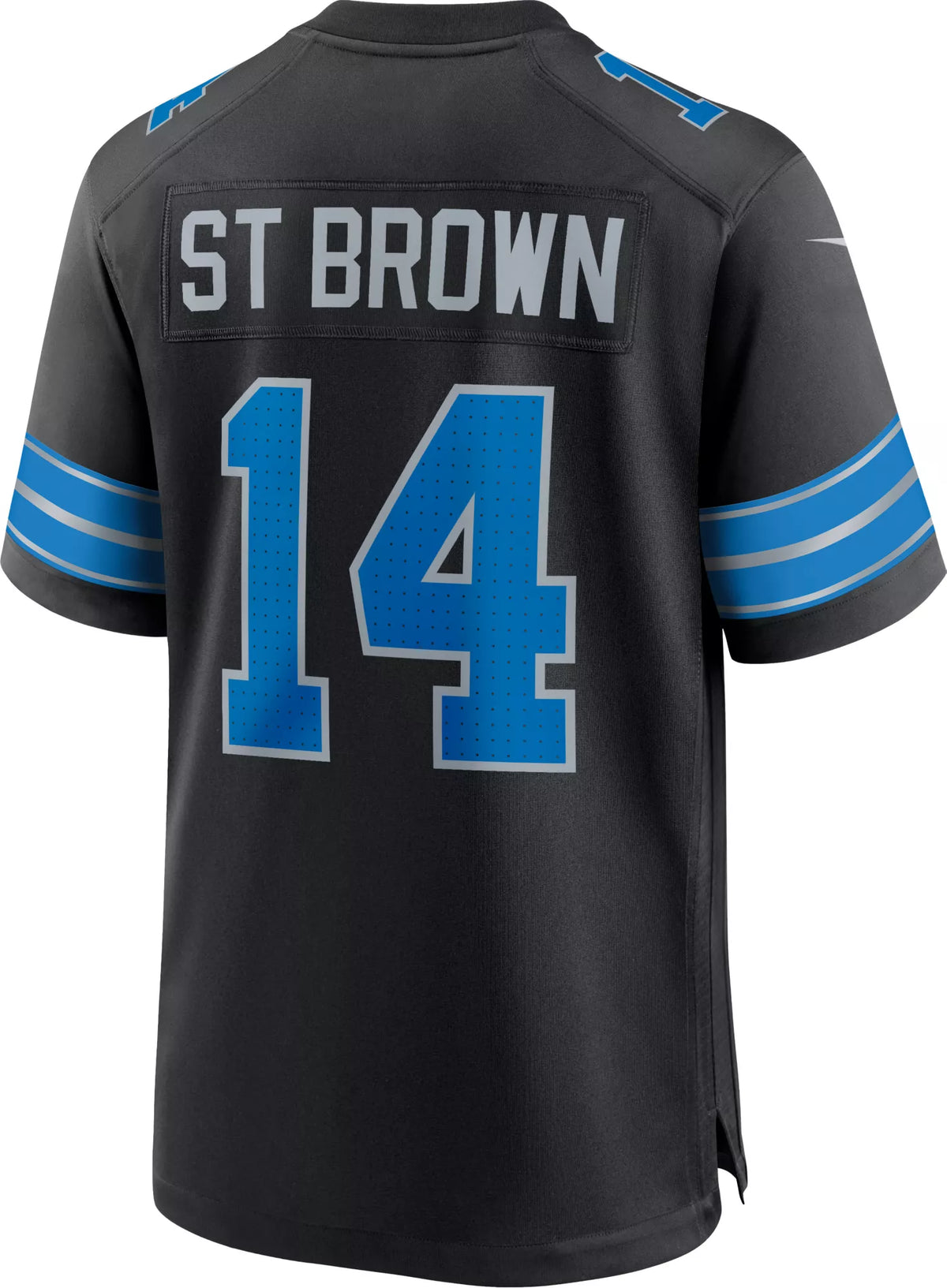 Nike Men's Detroit Lions Amon-Ra St. Brown #14 Alternate Black Game Jersey