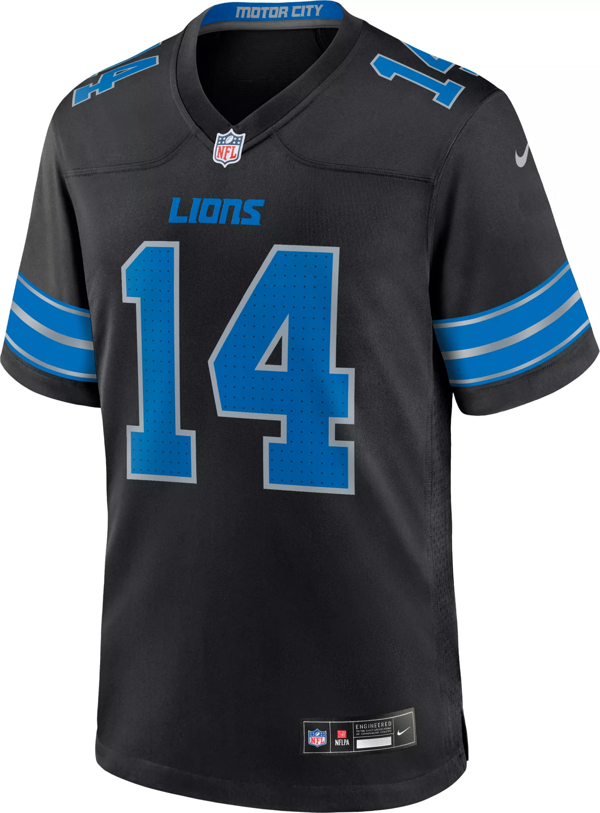 Nike Men's Detroit Lions Amon-Ra St. Brown #14 Alternate Black Game Jersey