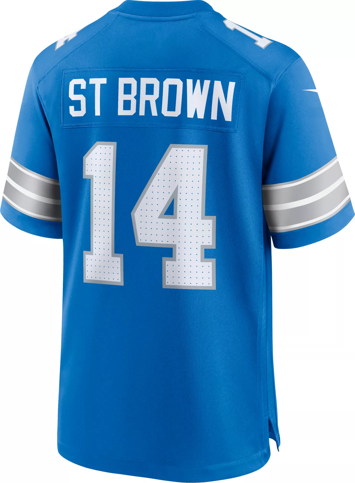 Nike Men's Detroit Lions Amon-Ra St. Brown #14 Blue Game Jersey