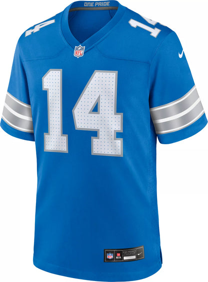 Nike Men's Detroit Lions Amon-Ra St. Brown #14 Blue Game Jersey