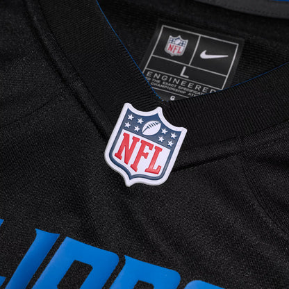Nike Men's Detroit Lions Isaac TeSlaa #18 Black Alternate Game Jersey