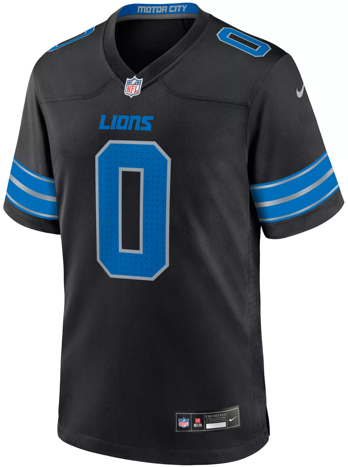 Nike Men's Detroit Lions Jahmyr Gibbs #0 Black Alternate Game Jersey