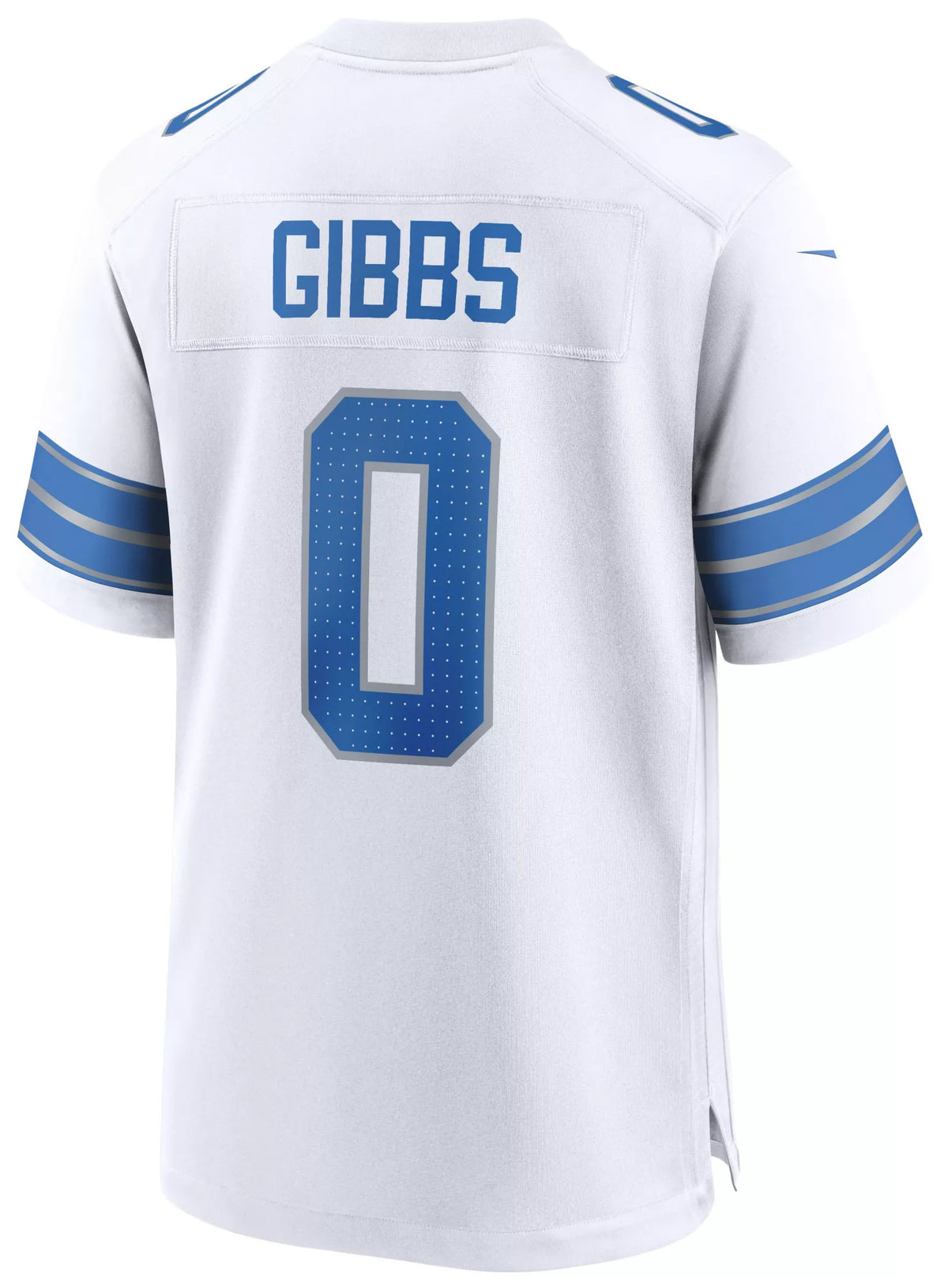 Nike Men's Detroit Lions Jahmyr Gibbs #0 White Game Jersey