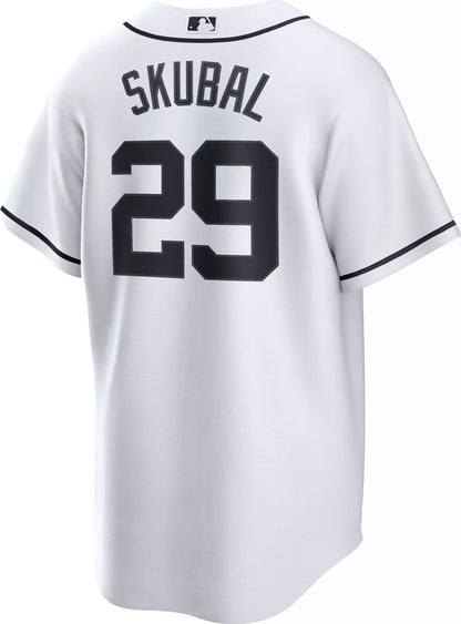 Nike Men's Detroit Tigers Tarik Skubal #29 White Home Replica Jersey