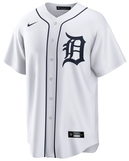 Nike Men's Detroit Tigers White Justin Verlander #35 Home Replica Jersey